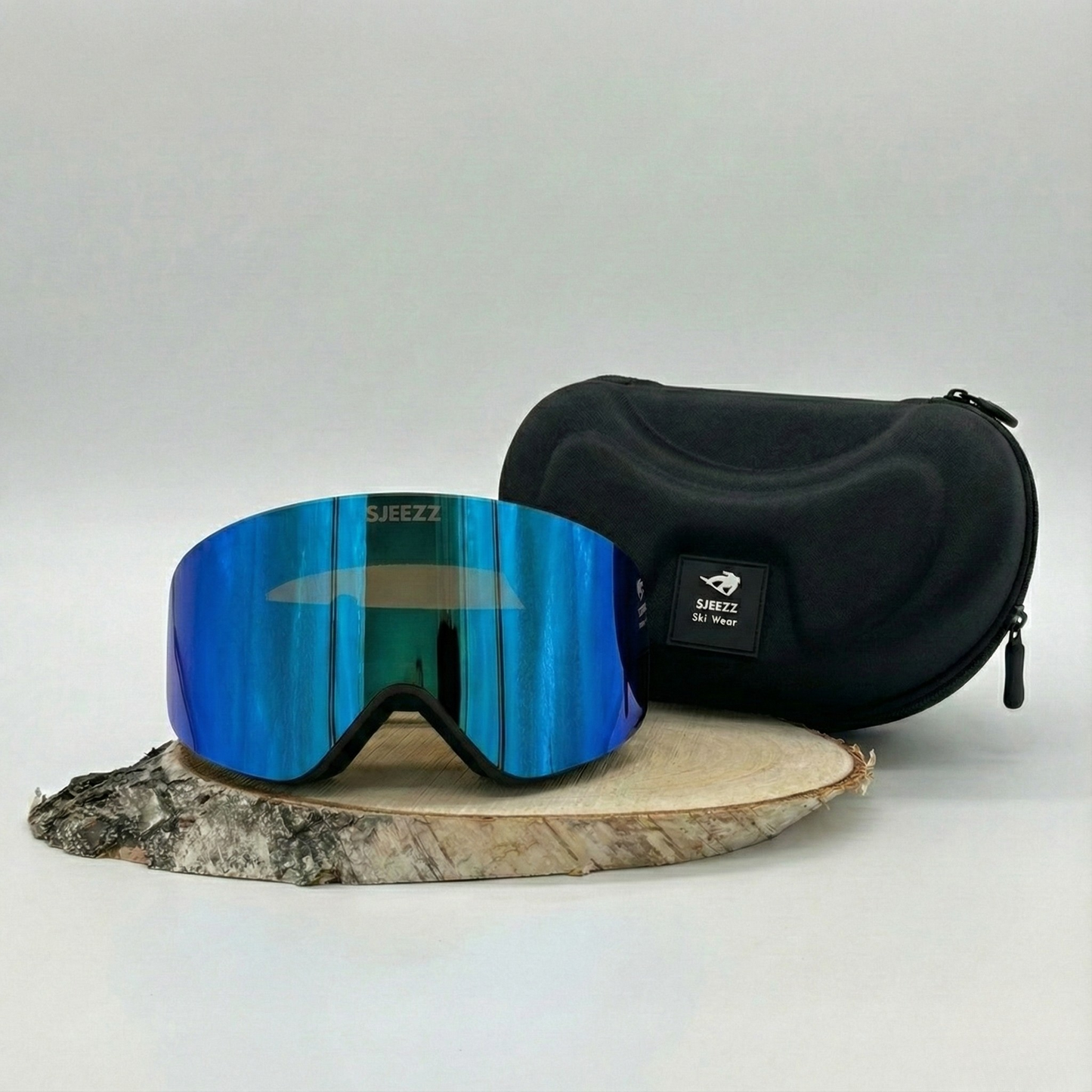 Sjeezz ® SlopeVision Skibril - Lichtblauwe Lens (Cat 3)