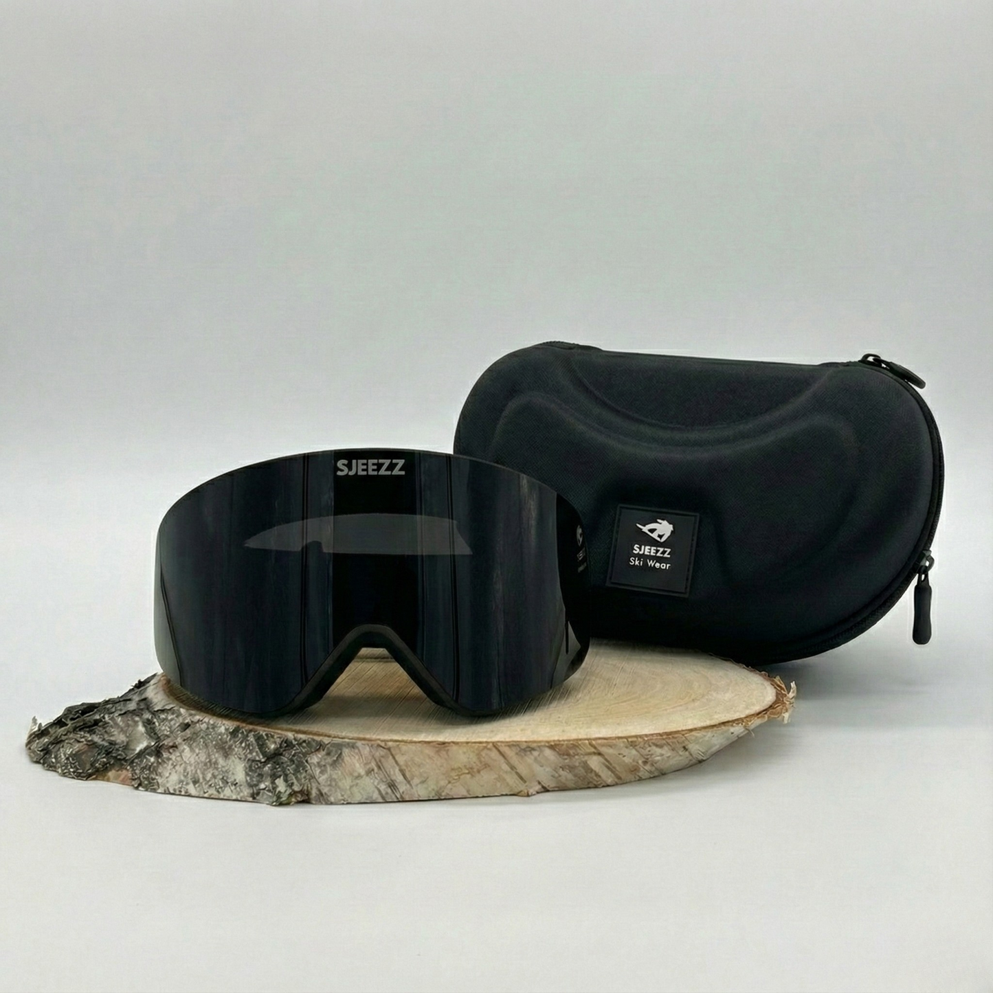 Sjeezz ® SlopeVision Skibril - Zwarte Lens (Cat 4)