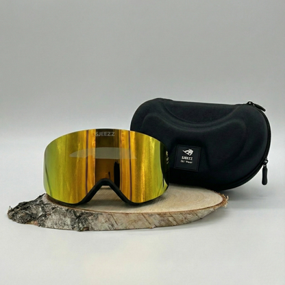 Sjeezz ® SlopeVision Skibril - Gele Lens (Cat 3)