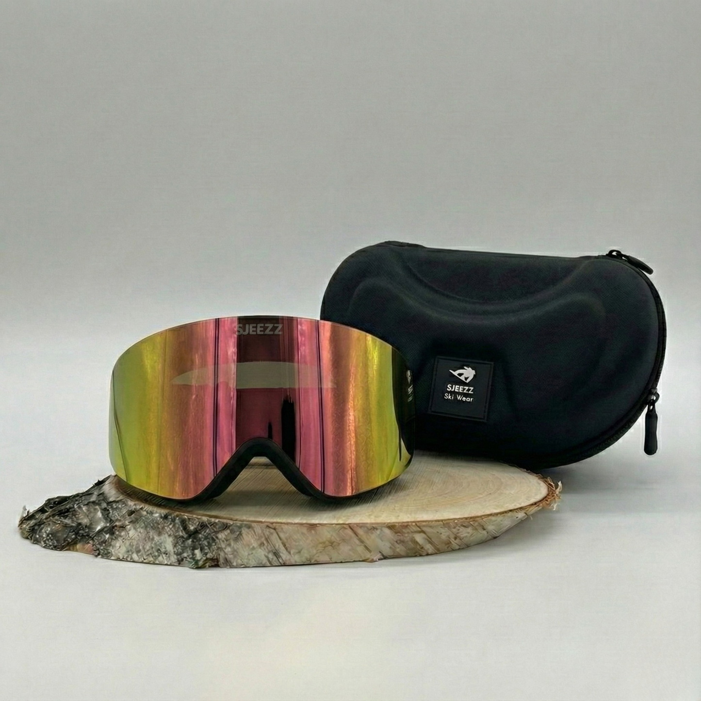 Sjeezz ® SlopeVision Skibril - Roze Lens (Cat 3)