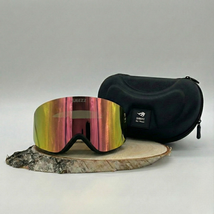 Sjeezz ® SlopeVision Skibril - Roze Lens (Cat 3)