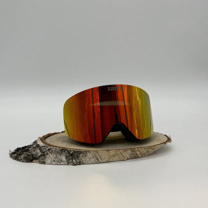Sjeezz ® SlopeVision Skibril Rood Oranje Lens (Cat 2)