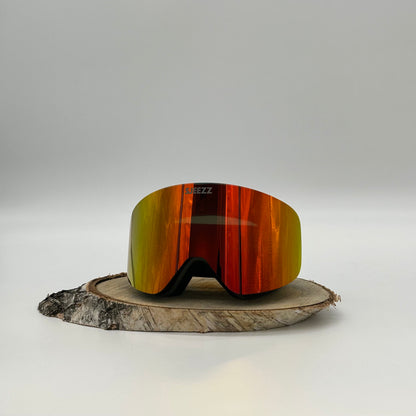 Sjeezz ® SlopeVision Skibril Rood Oranje Lens (Cat 2)