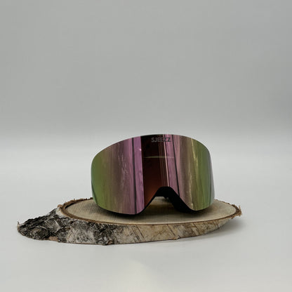 Sjeezz ® SlopeVision Skibril - Lichtroze Lens (Cat 3)