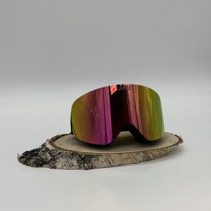Sjeezz ® SlopeVision Skibril - Roze Lens (Cat 3)
