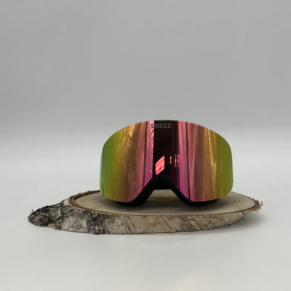 Sjeezz ® SlopeVision Skibril - Roze Lens (Cat 3)