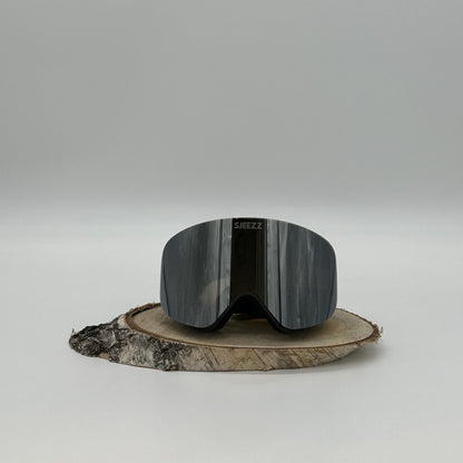 Sjeezz ® SlopeVision Skibril Grijze - Zilveren Lens (Cat 3)