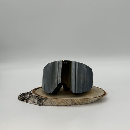 Sjeezz ® SlopeVision Skibril Grijze - Zilveren Lens (Cat 3)